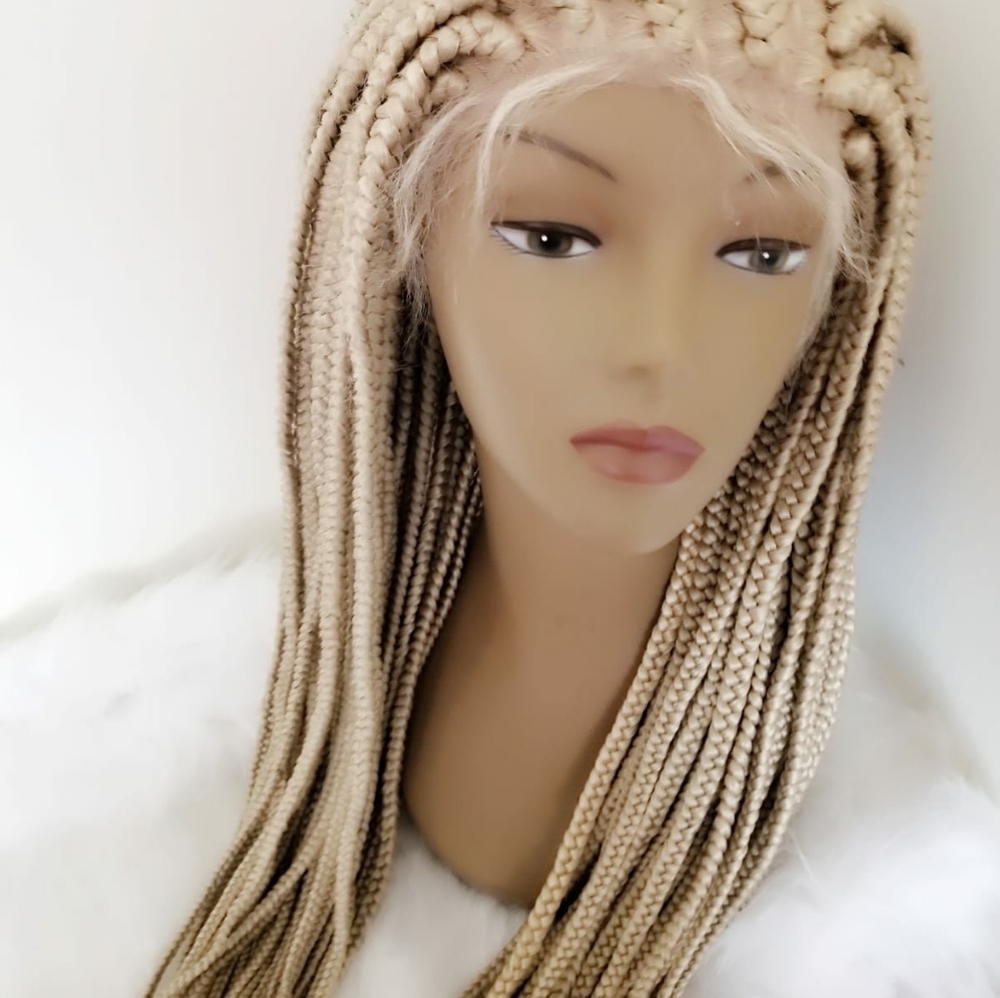 Hand Made Box Braid Wig - Picture 2 of 7